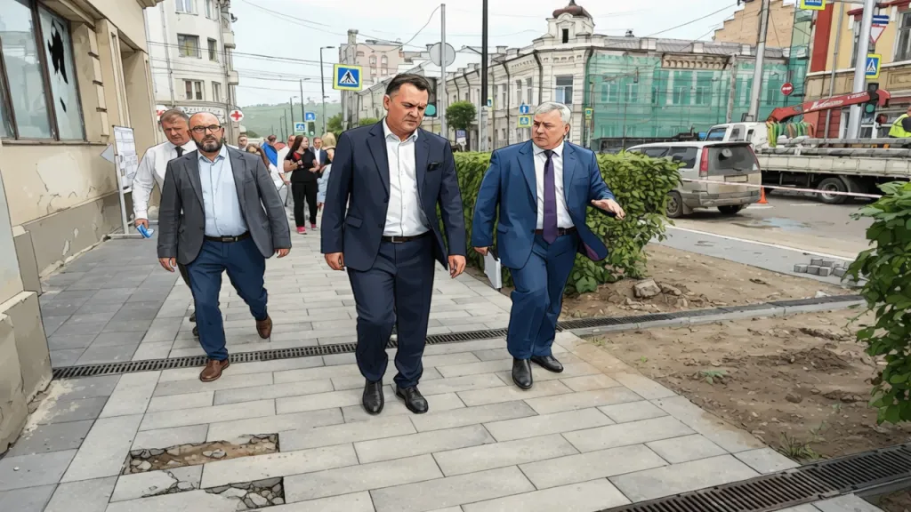 Верещагин объехал Центральный район. Недоделки нашлись везде