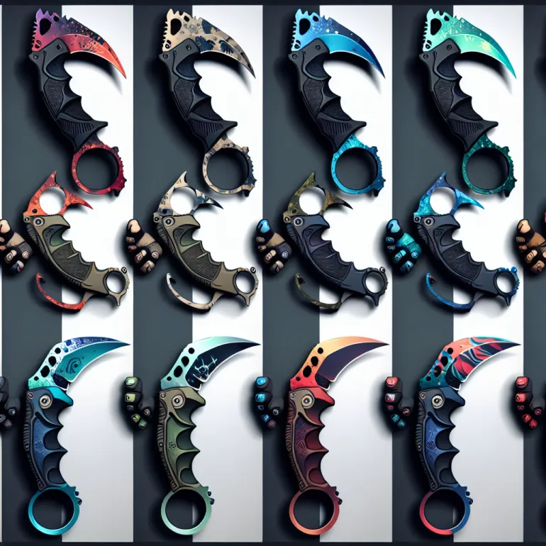 Обзор Всех Скинов На Керамбит В Standoff 2