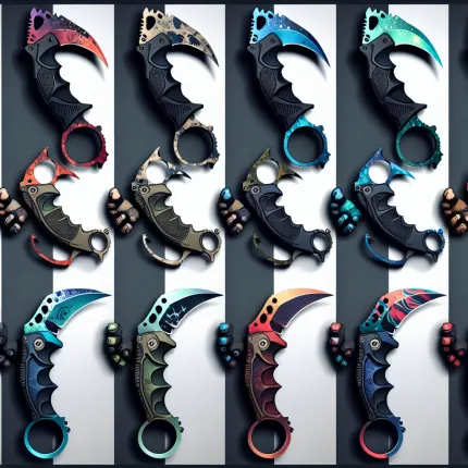 Обзор Всех Скинов На Керамбит В Standoff 2